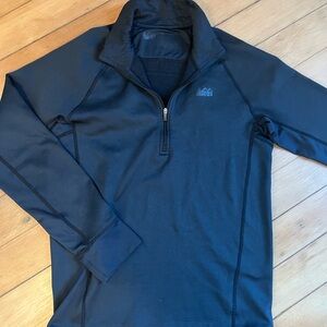 Women’s REI black Quarter-Zip Pullover